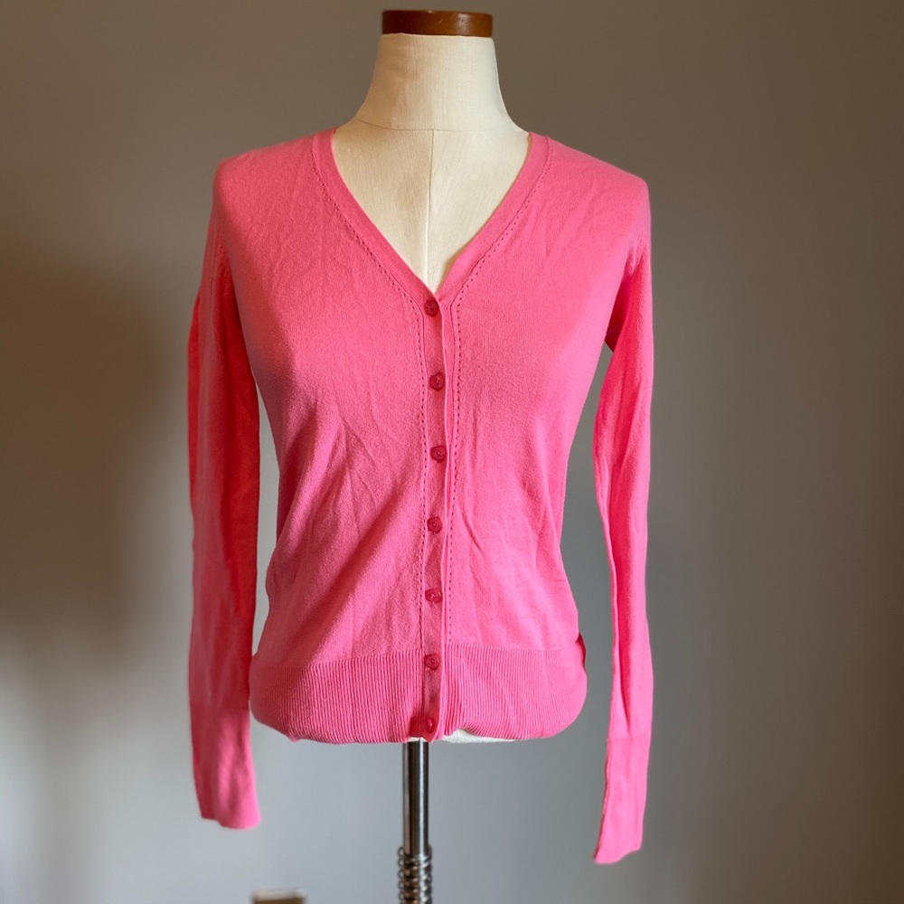 Lilly Pulitzer Pink Cardigan Size S